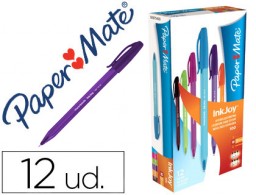 12 bolígrafos Paper Mate Inkjoy 100 tinta color
